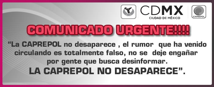 comunicado urgente